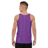 Close-up of Urban Maze Men's Tank Top fabric detail